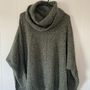 Oversized cowl neck sweater